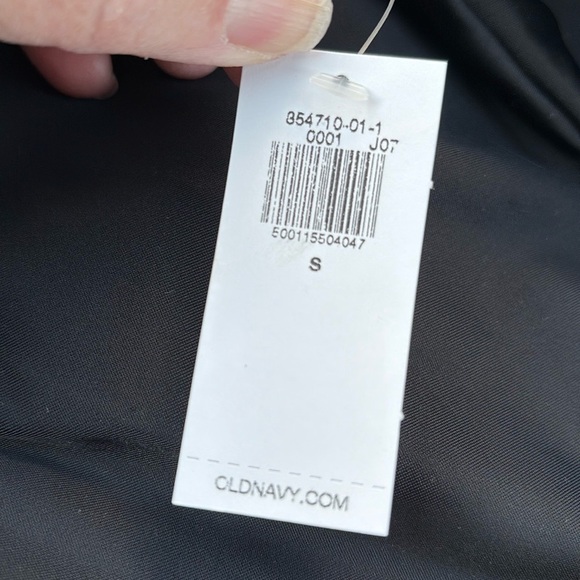 NWT Old Navy Wrap-Front Black Side Tie Swim dress Size Small - Picture 9 of 9